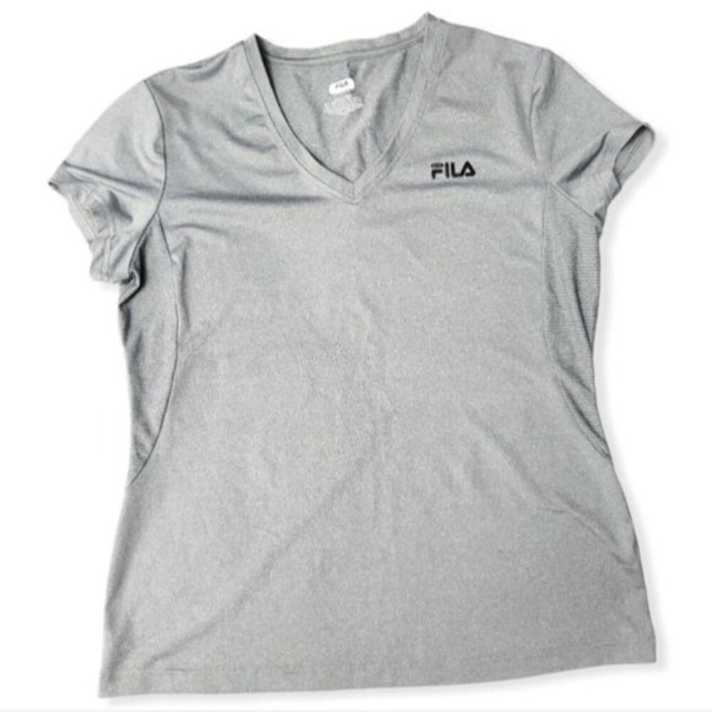 Fila Top Performance V-neck Short Sleeve Size Large